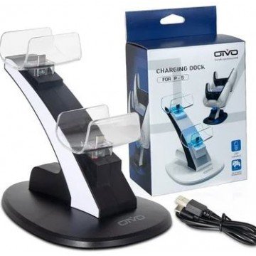 carregador para controle de ps5 duplo oivo
