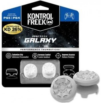 KontrolFreek para controle de ps4 e ps5 FPS Freek Galaxy branco