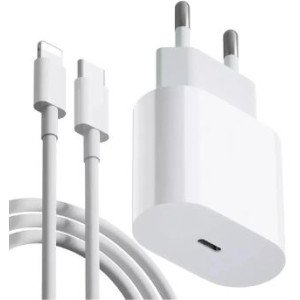 carregador para celular tipo-c x lightning 25w lehmox le-357-3