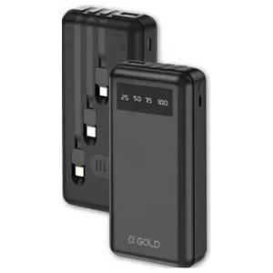 power bank 20000mah Tipo-C Micro USB V8 Lightning e USB it blue max-0531