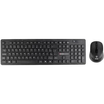 kit teclado e mouse wireless 1600dpi kross ke-km558v1 preto