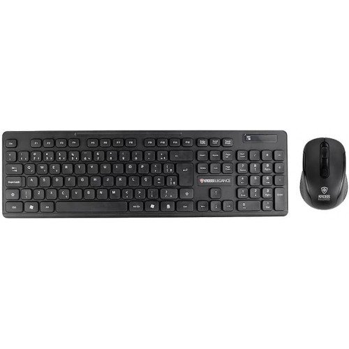 kit teclado e mouse wireless 1600dpi kross ke-km558v1 preto