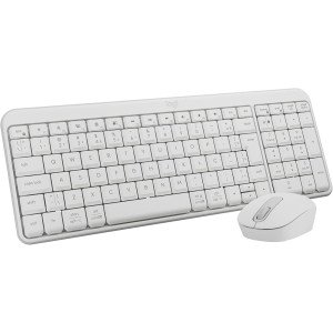 kit teclado + mouse wireless 1000dpi Logitech MK250 branco