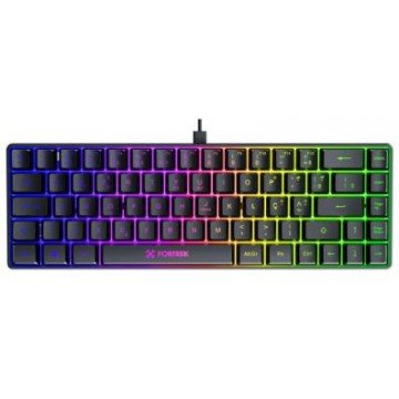 teclado gamer membrana fortrek fearless 65