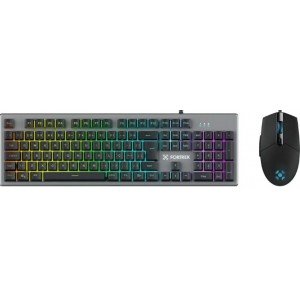 KIT MOUSE E TECLADO fortrek combo ranger preto