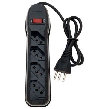 regua extensora bivolt 220v 4 tomadas megatron