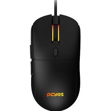 Mouse Gamer 12400 Dpi 6 Botões Basaran Pcyes preto
