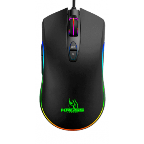 mouse gamer 4800dpi kross gungnir