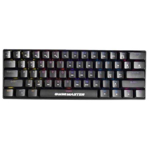 teclado gamer mecânico 60% gaming master spectra fury kbl88 preto