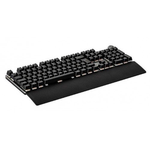 teclado mecânico gamer com apoio de pulso k7 fortrek 