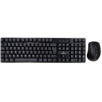 kit teclado+mouse sem fio lehmox ley-176 preto