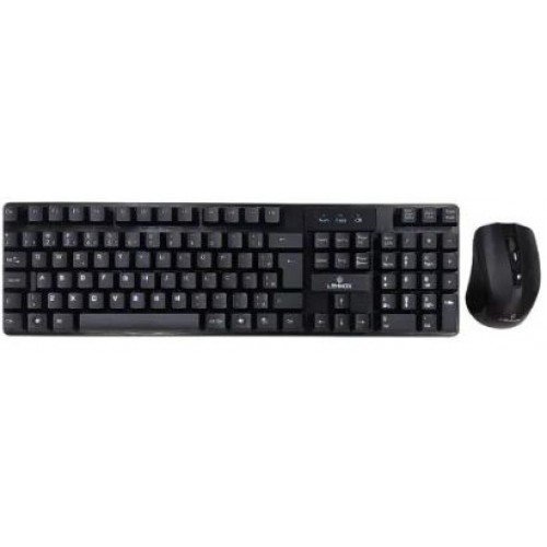 kit teclado+mouse sem fio lehmox ley-176 preto