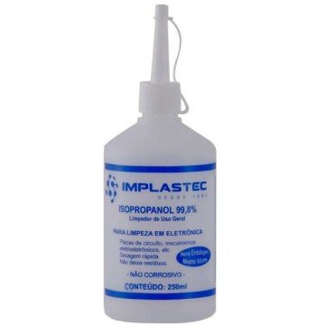 Álcool isopropílico 250ml implastec