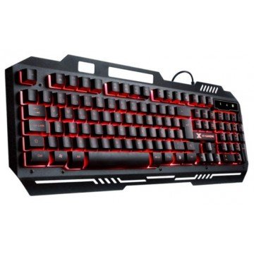 teclado gamer led vermelho vinik shield 