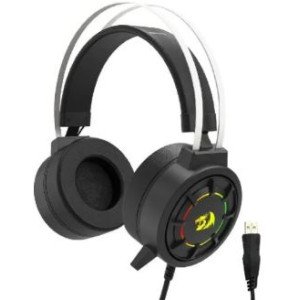 headset gamer para pc/ps4/ps5 usb redragon grandel rgb preto