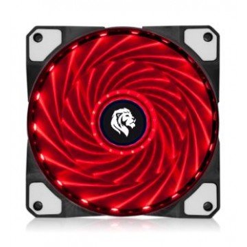 cooler fan 12x12cm led vermelho hayom fc1300