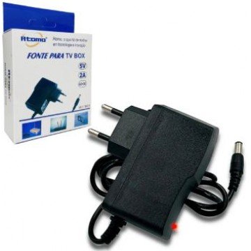 fonte para tv box 5v atomo mo-tb801