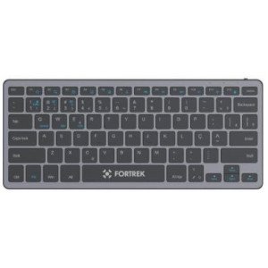 teclado office bluetooth fortrek kb11 compact preto