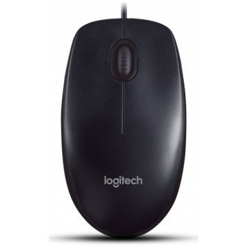 mouse com fio logitech m90 preto 