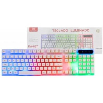 teclado gamer iluminado kapbom ka-667