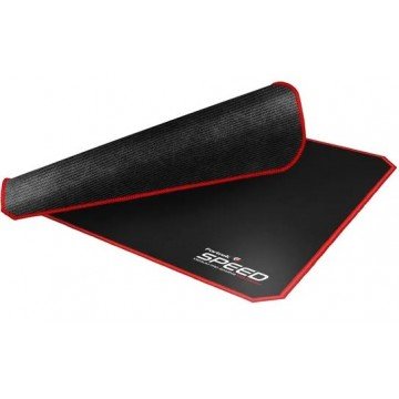 mouse pad 32cmx24cm fortrek speed mpg101 preto/vermelho