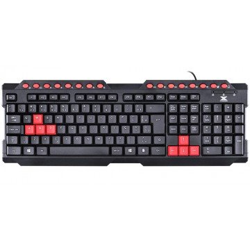 teclado gamer vinik dragon v2 preto/vermelho