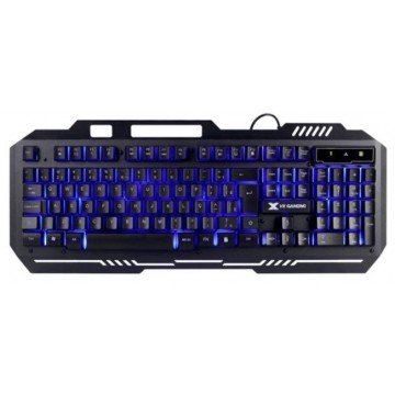 teclado gamer led azul vinik shield 