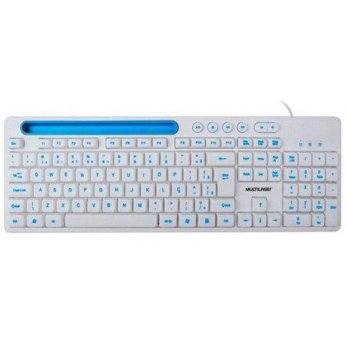 teclado gamer com apoio para celular multilaser tc263