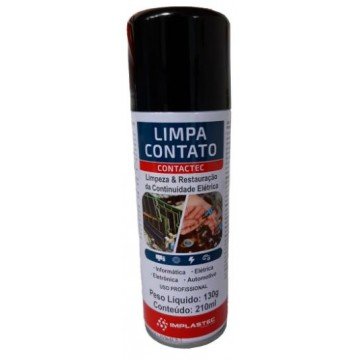 Spray limpa contato 210ml implastec