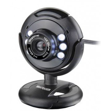 Webcam Multilaser Nightvision usb WC045 
