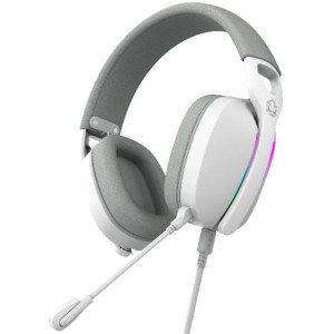 Headset Gamer USB PCyes Nowy White Ghost