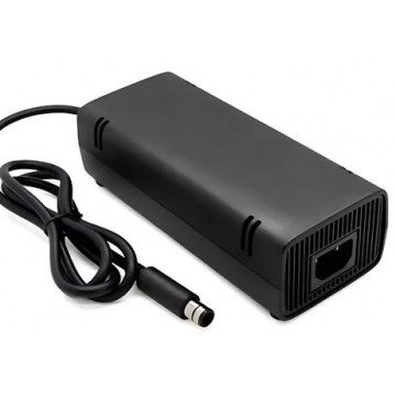 fonte para xbox 360 bivolt 1 pino original microsoft (usado recon)
