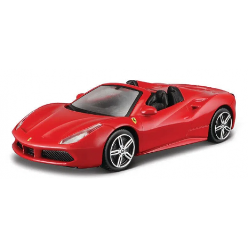 miniatura carro ferrari - 488 spider - california toys