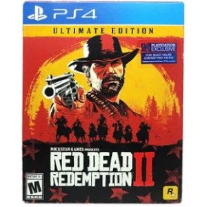 Red Dead Redemption 2 - Ultimate Edition - capa de aço PS4 (usado)